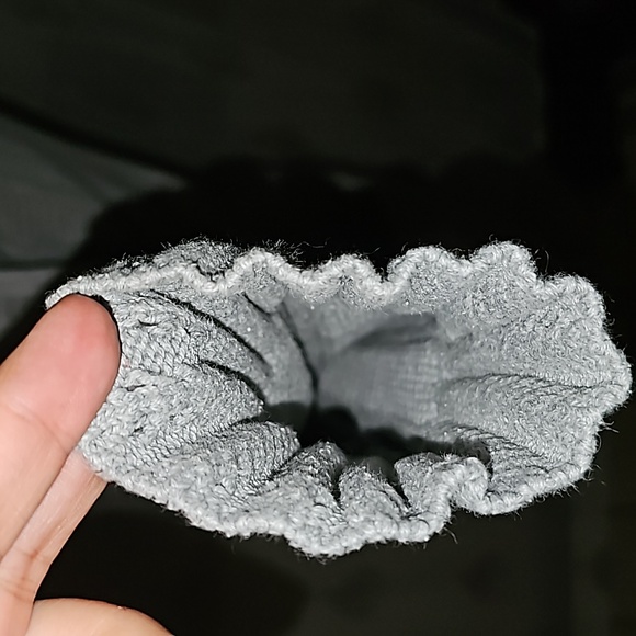 Gray knit button down sweater - Picture 6 of 13